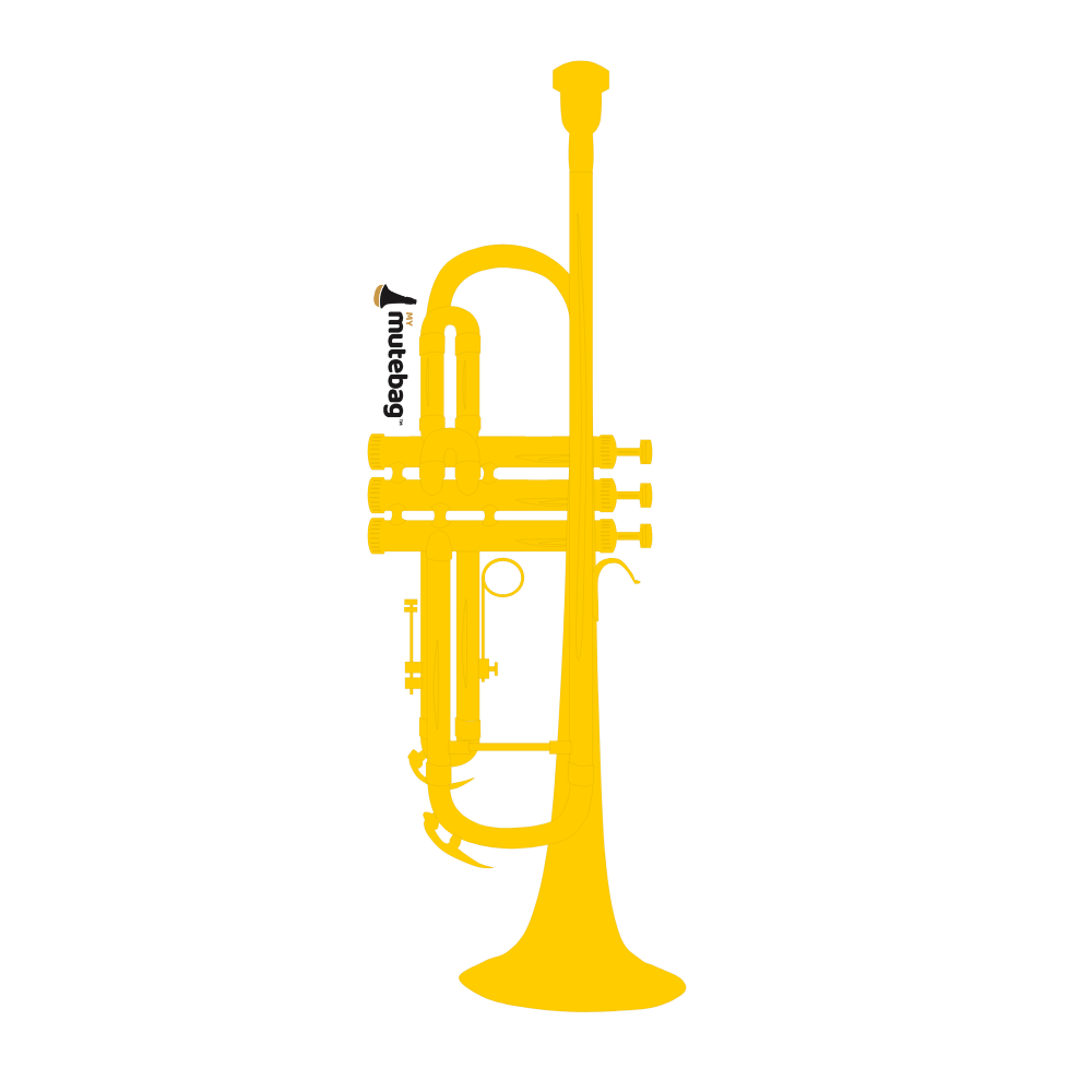 Trumpet keychain