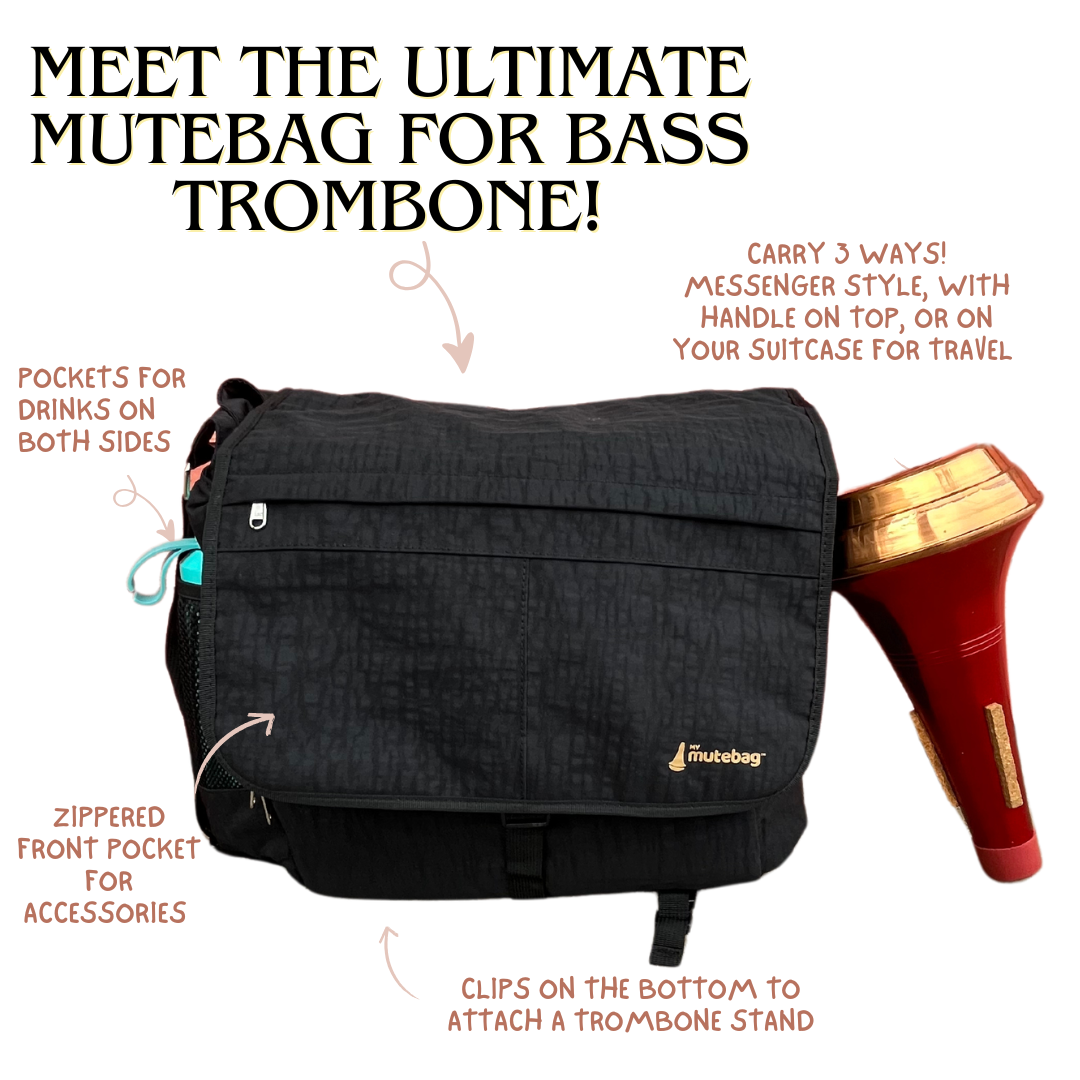 Black My Mutebag for Bass Trombone