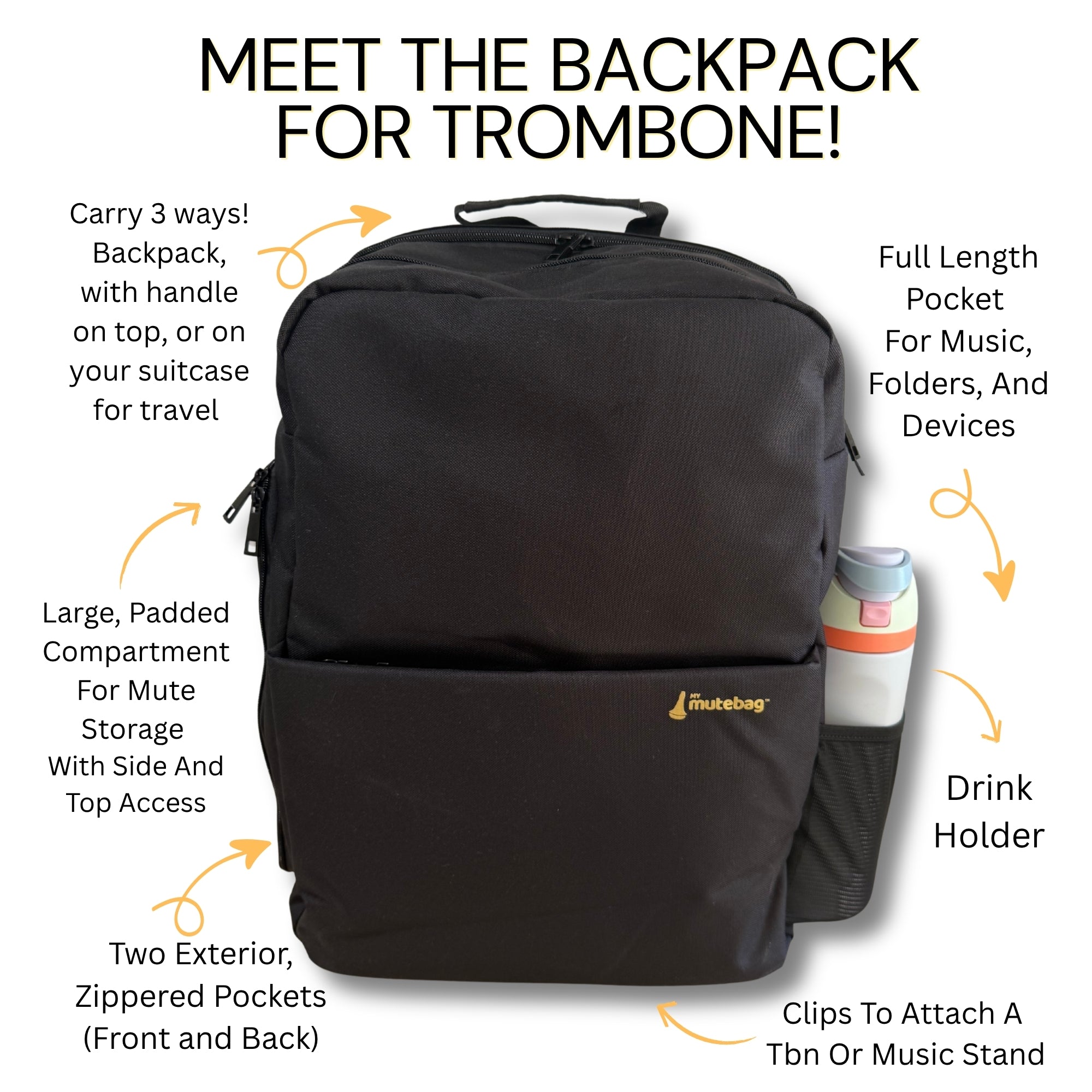 My Mutebag Backpack for Trombone/Bass Trombone