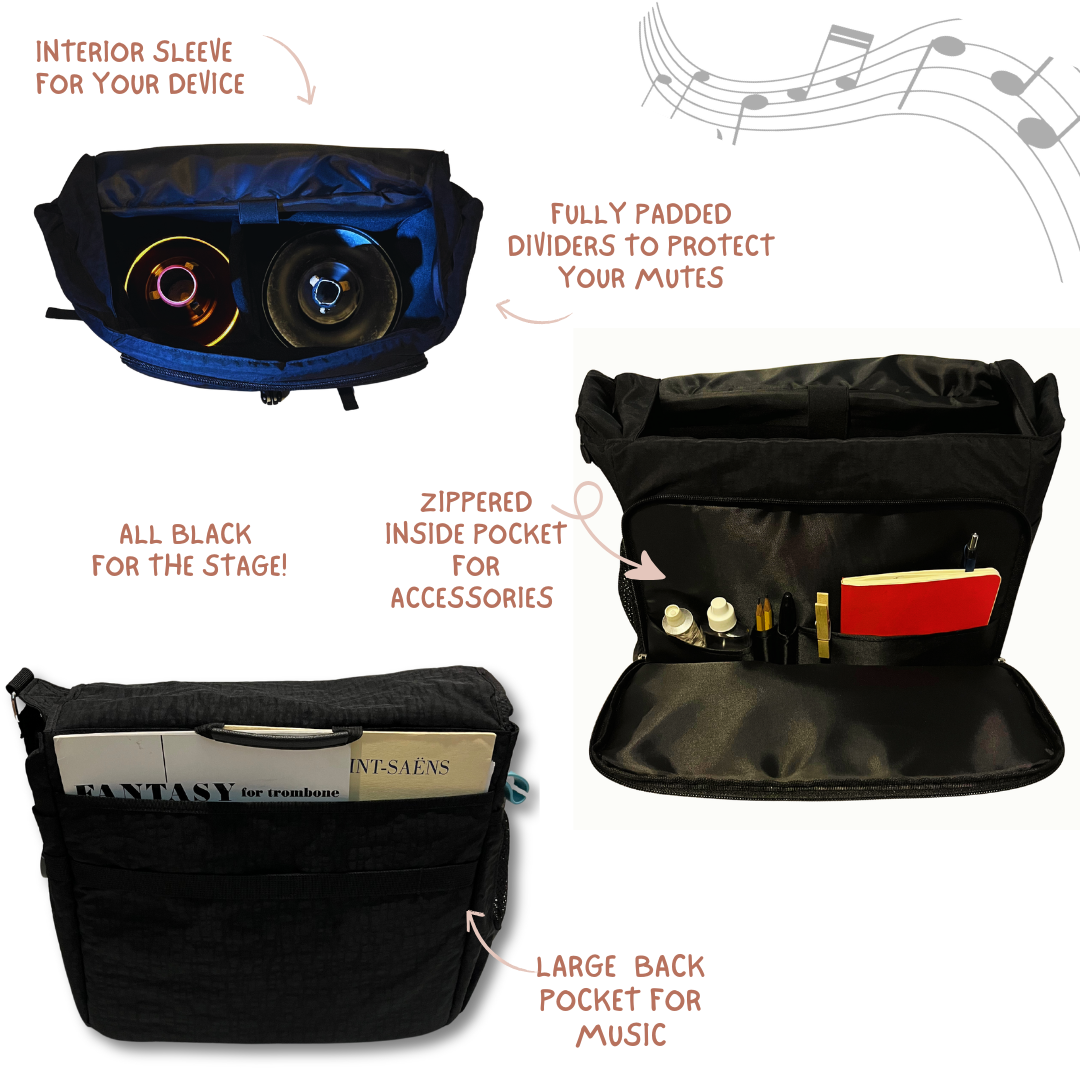 Black My Mutebag for Bass Trombone